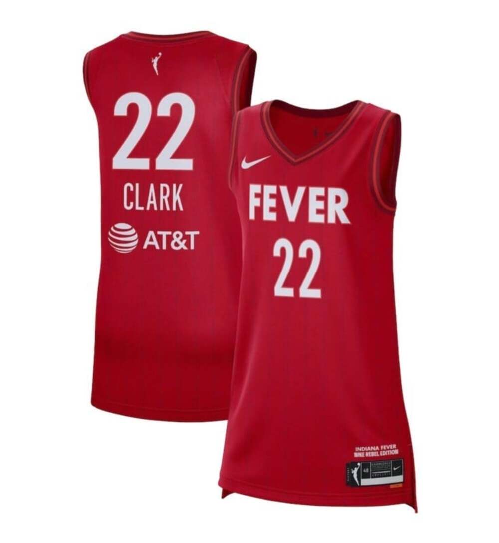 Nike Caitlin Clark Indiana Fever WNBA Rebel Edition Jersey DR8398-659 Womens L - Picture 11 of 12